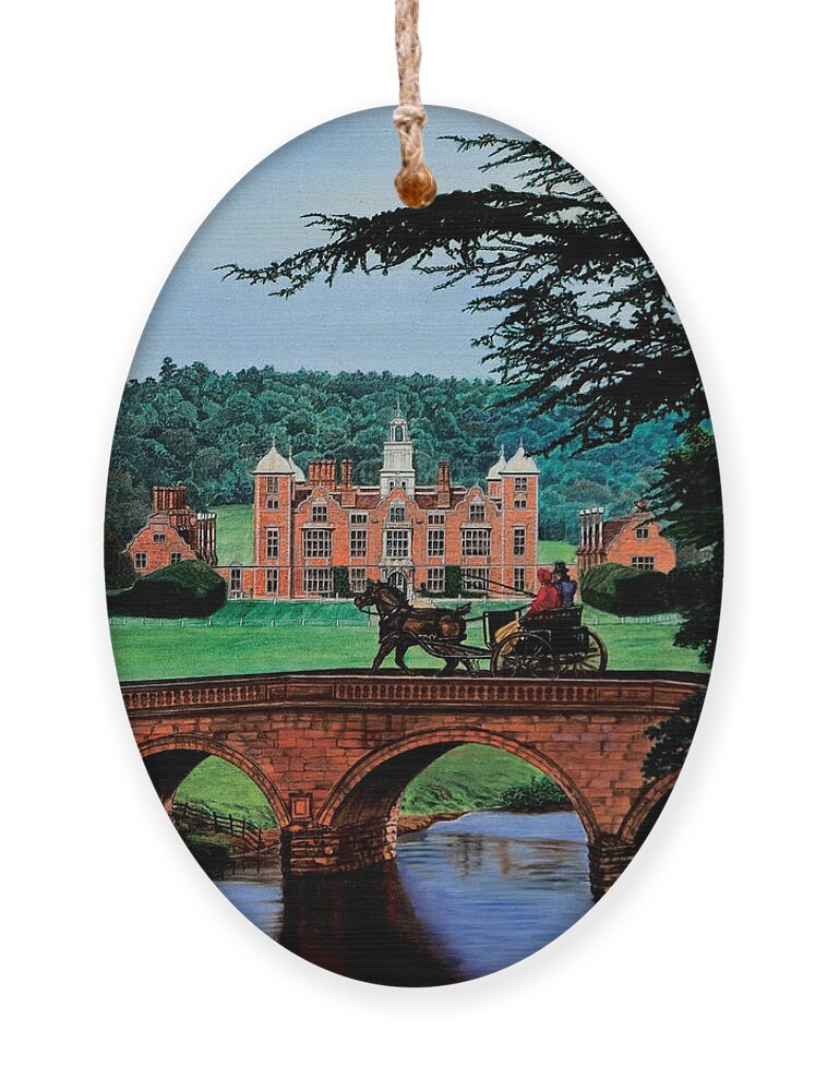 Romance Ornament featuring the painting Pride and Prejudice by Patrick Whelan
