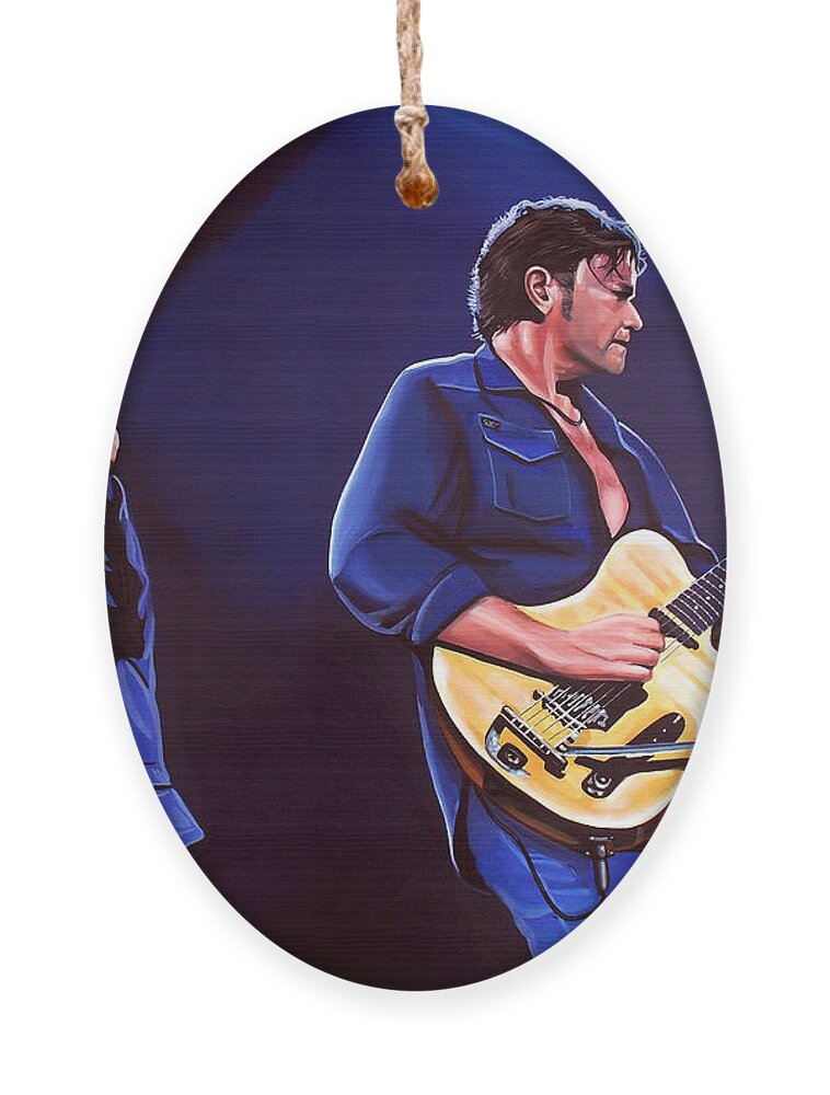 Simple Minds Ornament featuring the painting Simple Minds by Paul Meijering