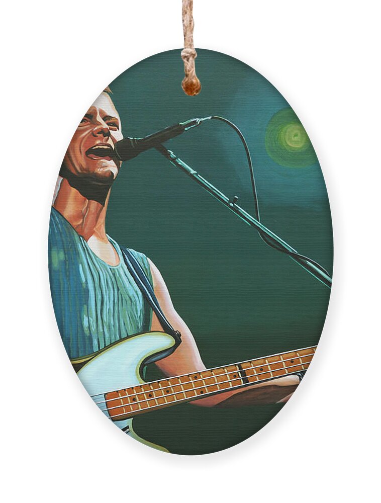 Sting Ornament featuring the painting Sting by Paul Meijering