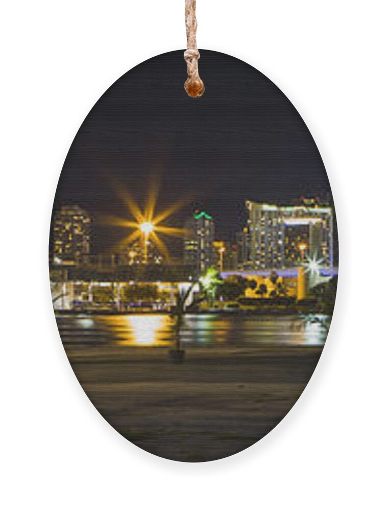 Architecture Ornament featuring the photograph Miami Downtown Skyline by Raul Rodriguez