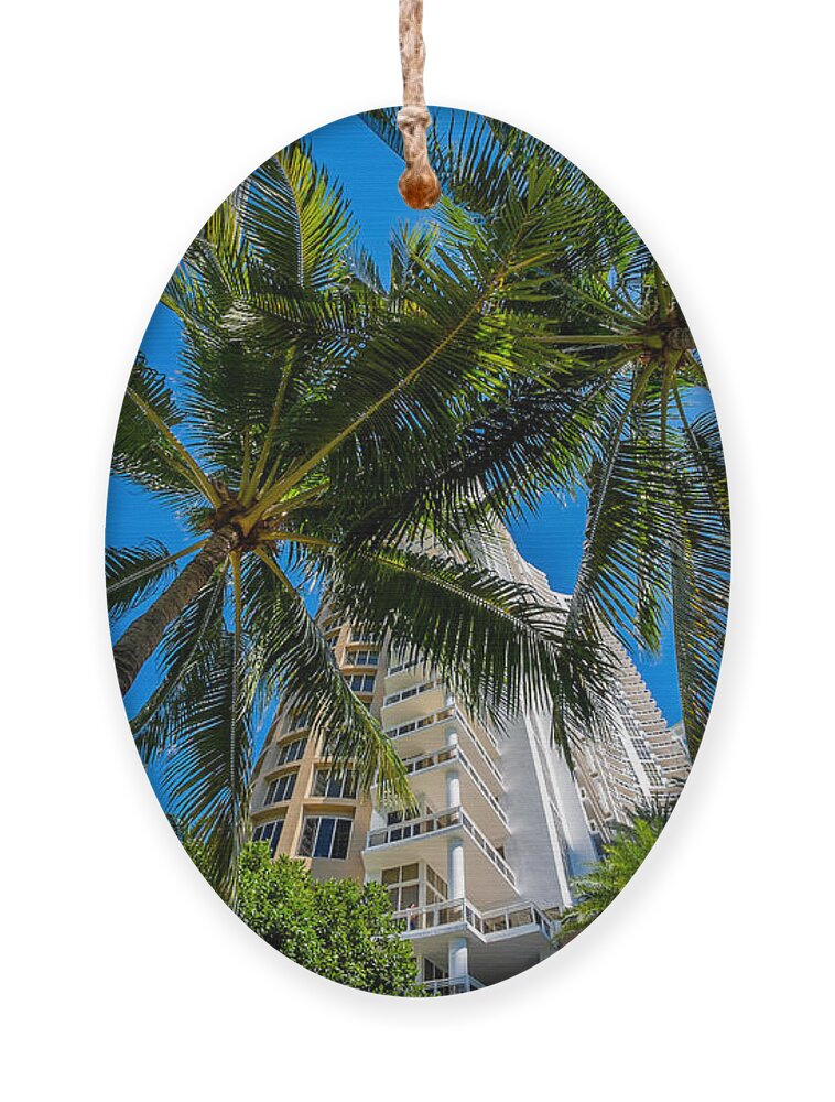 Architecture Ornament featuring the photograph Downtown Miami by Raul Rodriguez