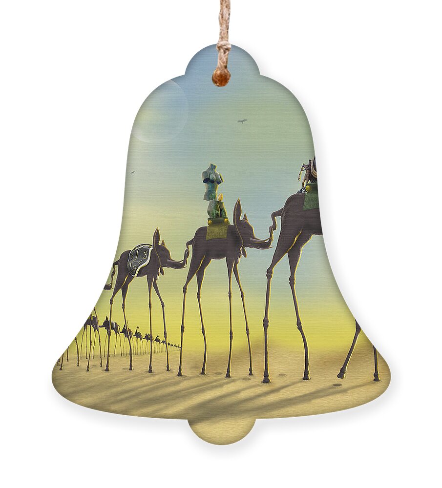 Surrealism Ornament featuring the photograph On the Move by Mike McGlothlen