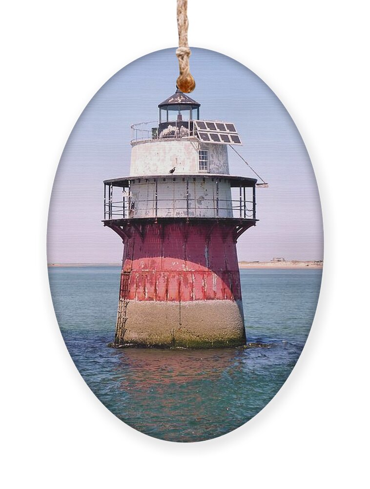 Lighthouses Ornament featuring the photograph Bug Light by Janice Drew