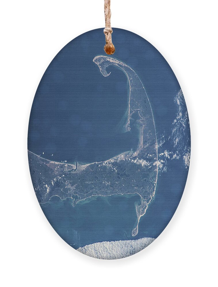 Photography Ornament featuring the photograph Satellite View Of Cape Cod National by Panoramic Images