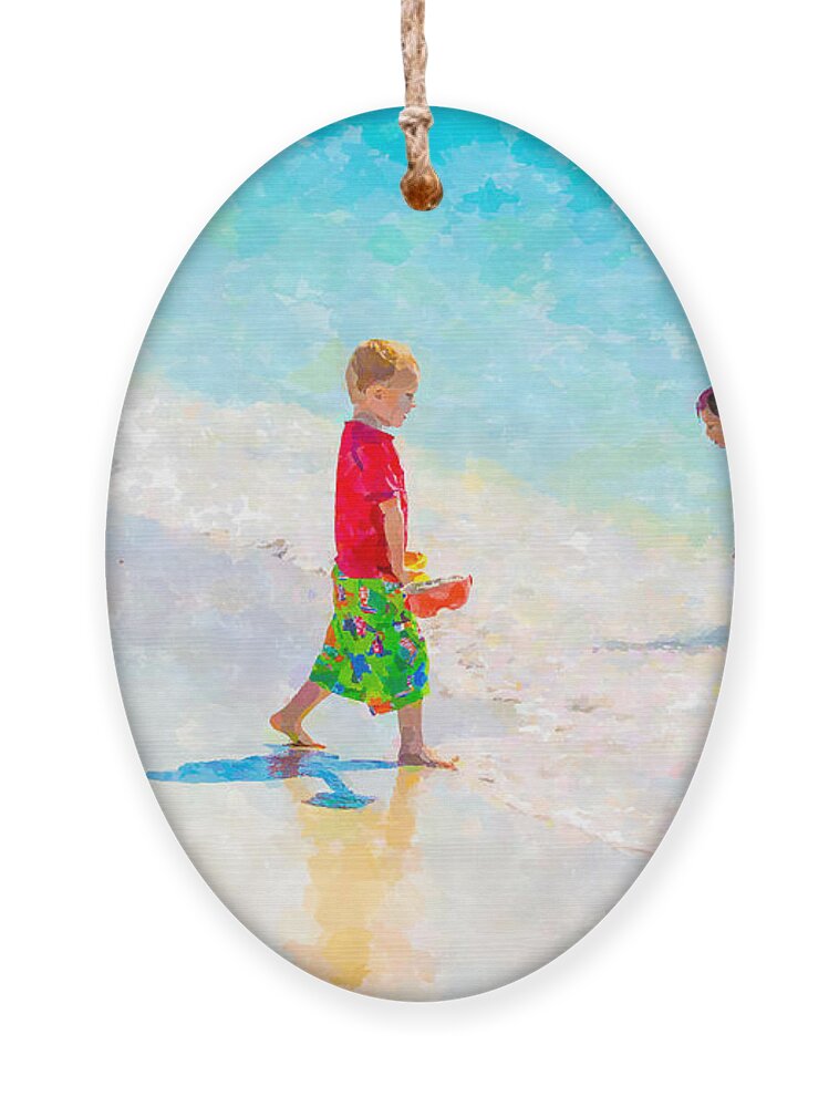 a Summer To Remember Ornament featuring the photograph A Summer To Remember by Susan Molnar
