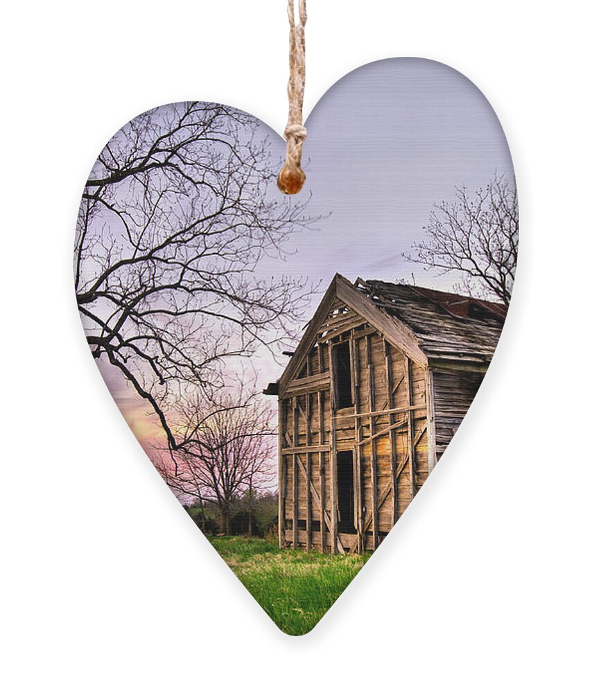 Northwest Arkansas Ornament featuring the photograph Abandoned Memories - Northwest Arkansas Wall Art by Gregory Ballos