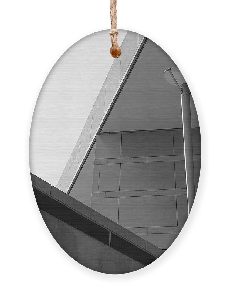 Abstract Ornament featuring the photograph Abstract - National Constitution Center 3 by Richard Reeve