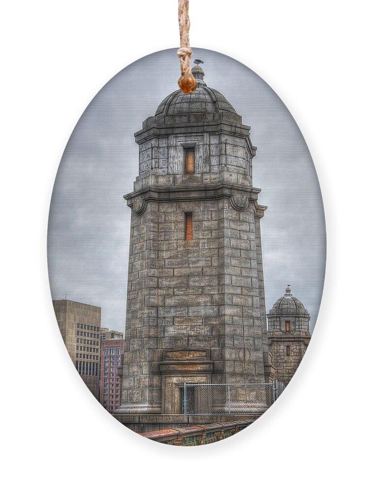 Massachusetts Ornament featuring the photograph Across the Longfellow Bridge - Boston by Joann Vitali