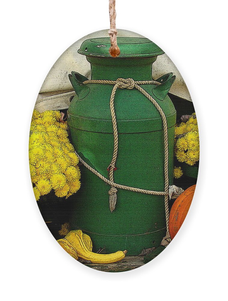 Fine Art Ornament featuring the photograph An October Still Life by Rodney Lee Williams