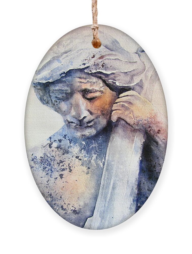 Amanda Amend Ornament featuring the painting And the Music Gave Him Life by Amanda Amend