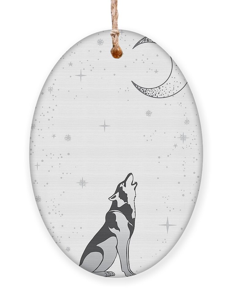 Character Ornament featuring the digital art Animal Print For Adult Anti Stress by Anastasia Mazeina