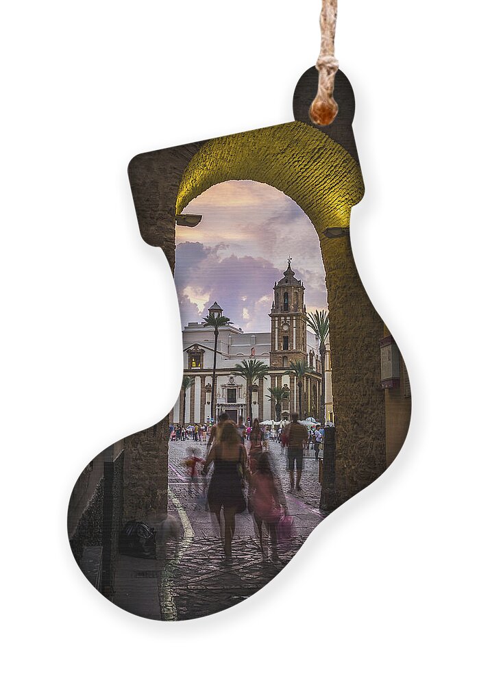 Andalucia Ornament featuring the photograph Arc of the Rose Cadiz Spain by Pablo Avanzini