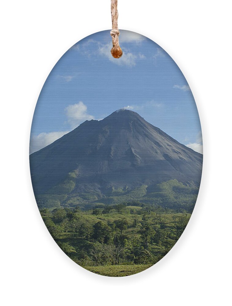 Arenal Volcano Ornament featuring the photograph Arenal Volcano by Brian Kamprath