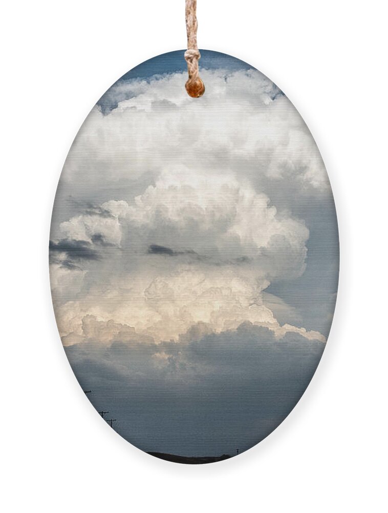 Thunderstorm Ornament featuring the photograph Atomic Cumulus by Marcus Hustedde