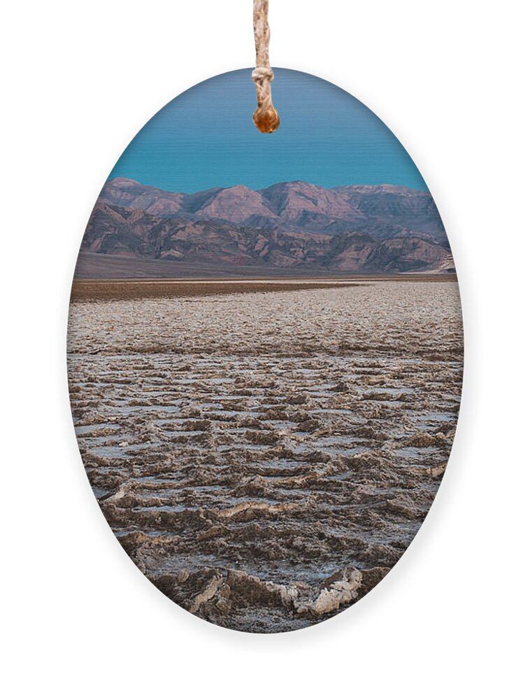 Death Valley Ornament featuring the photograph Badwater by George Buxbaum
