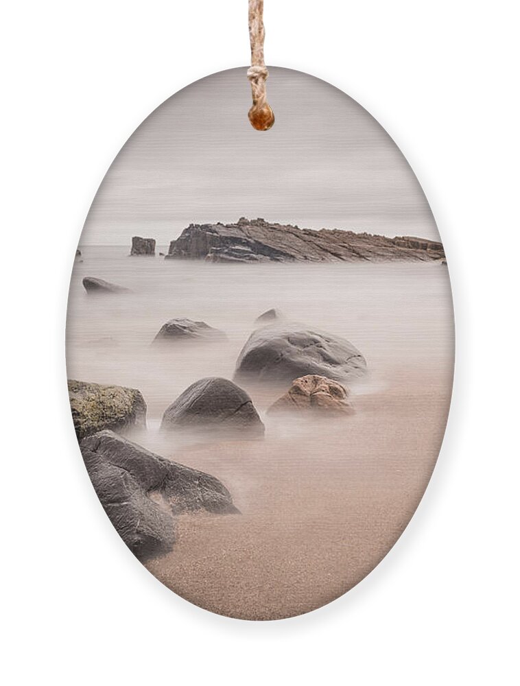 Pans Rock Ornament featuring the photograph Ballycastle - Pans Rocks by Nigel R Bell
