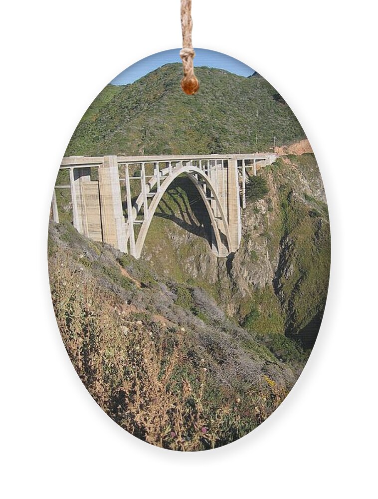 Big Sur Ornament featuring the photograph Bixby Bridge by James B Toy