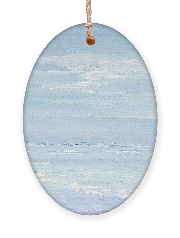 Costal Ornament featuring the painting Blue Dream by Tamara Nelson