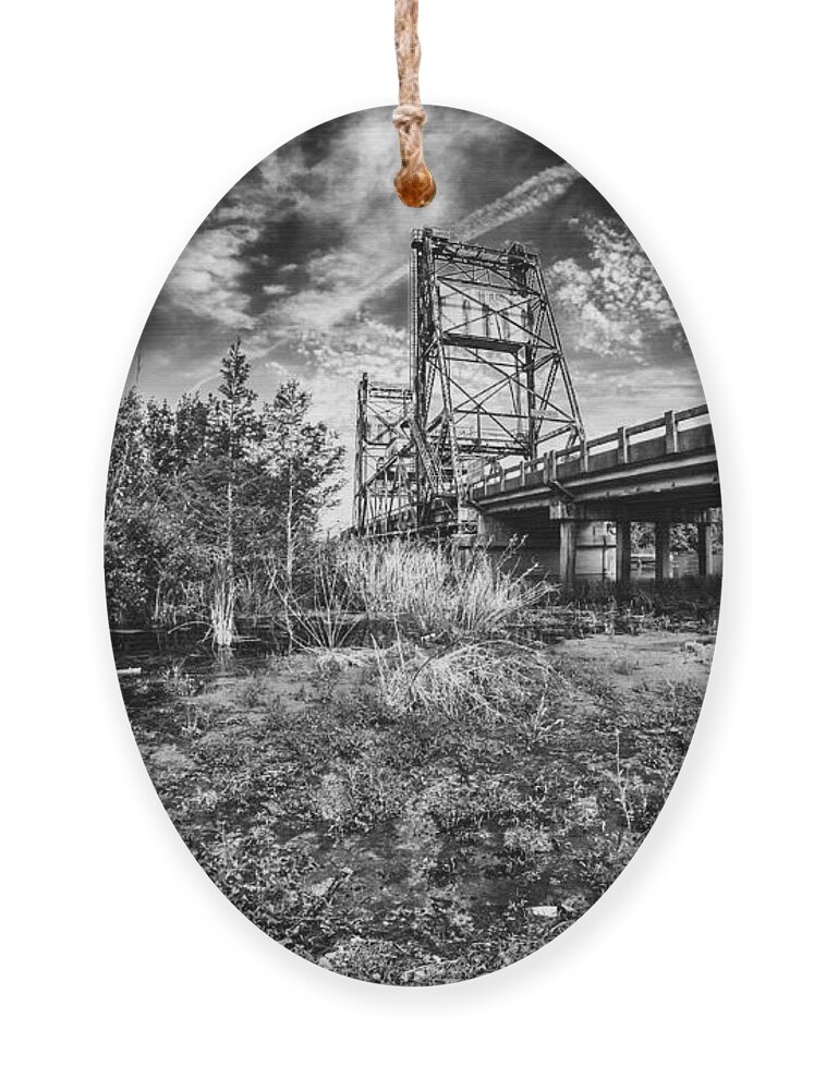 East Pearl River Ornament featuring the photograph Bridge Life 2 by Raul Rodriguez