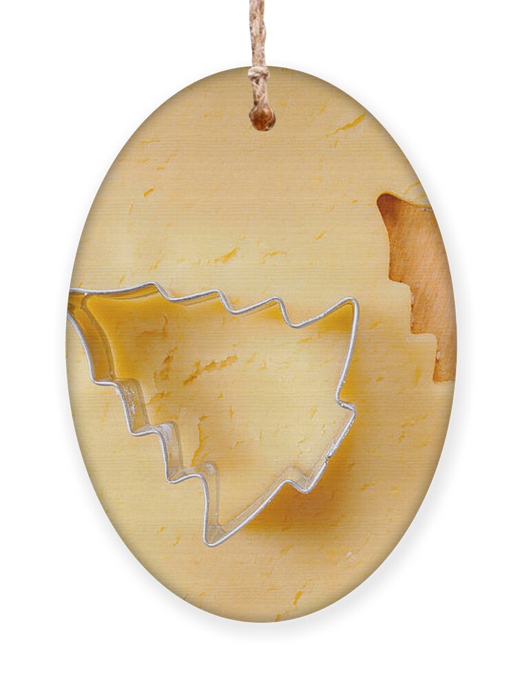 Christmas Ornament featuring the photograph Christmas cookie cutter tree shape by Matthias Hauser