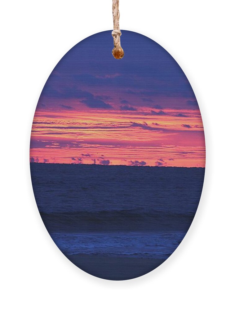 Water Ornament featuring the photograph Cloud Plumes at Sunrise by Robert Banach