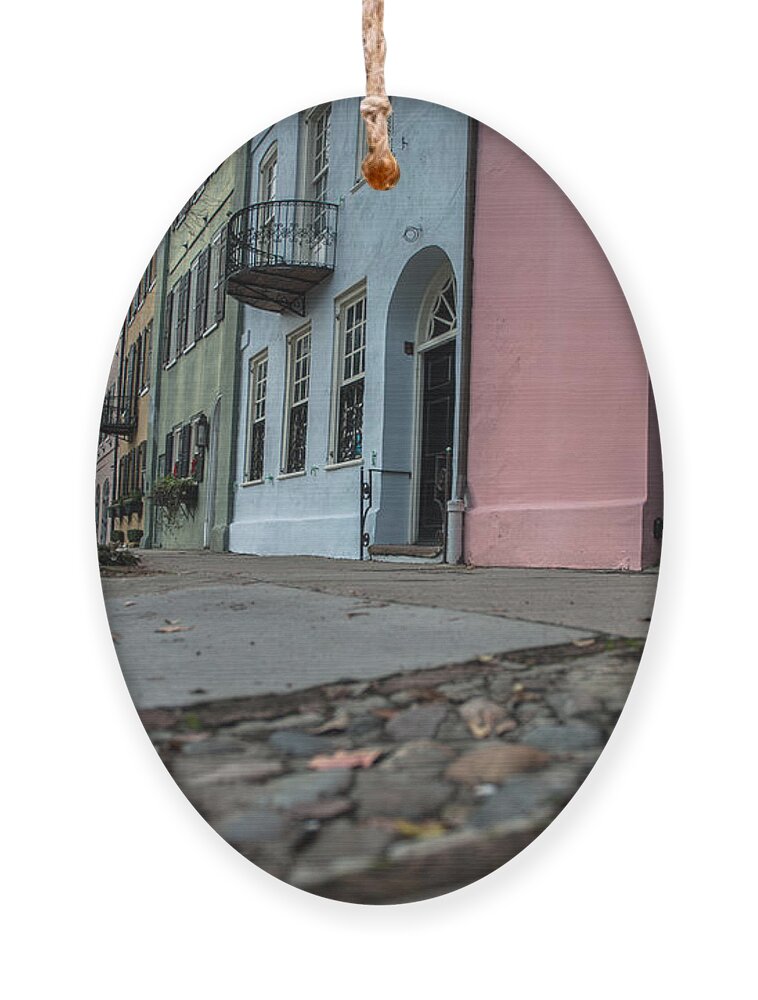 Cobblestone Ornament featuring the photograph Cobblestone Stroll by Dale Powell