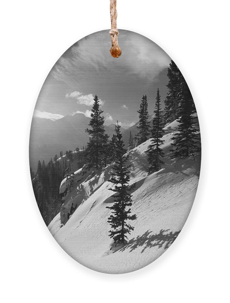 Winter Ornament featuring the photograph Colorado Winter Shadows by Cascade Colors