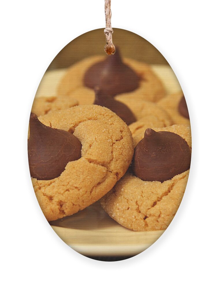 Peanut Butter Ornament featuring the photograph Cookie Kisses by Jayne Carney