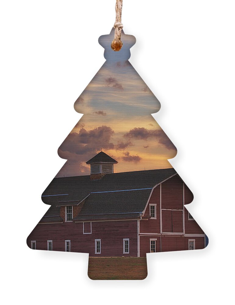 Barn Ornament featuring the photograph Danny's Barn by Darren White