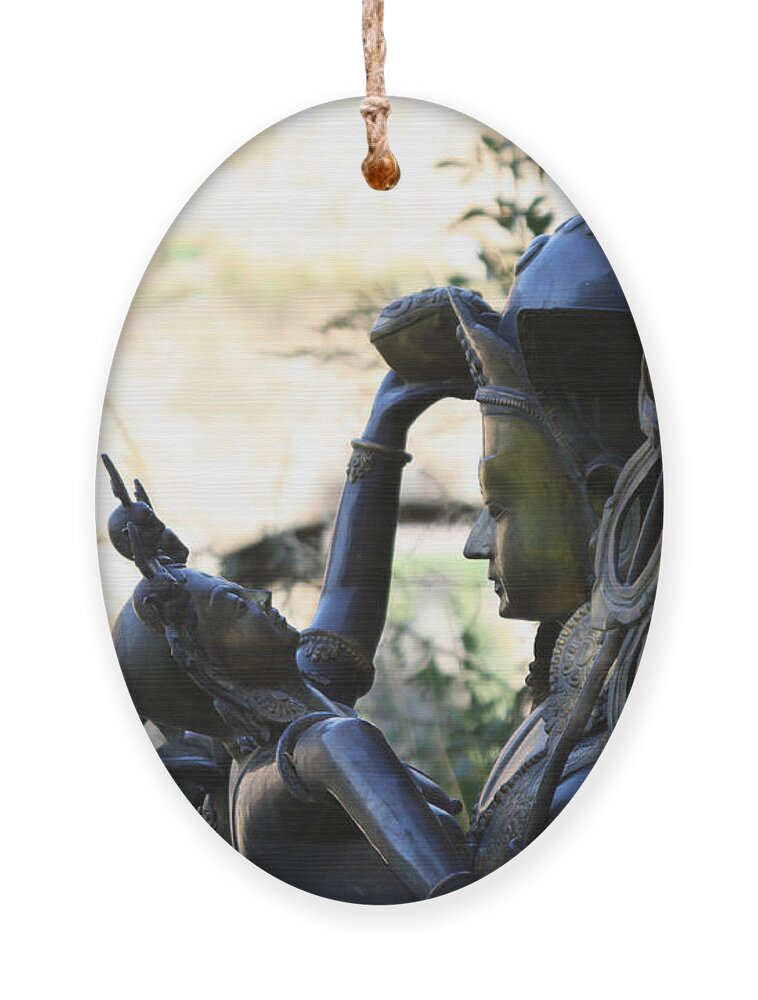 Hindu Ornament featuring the photograph Divine Mother and Child by Diana Haronis