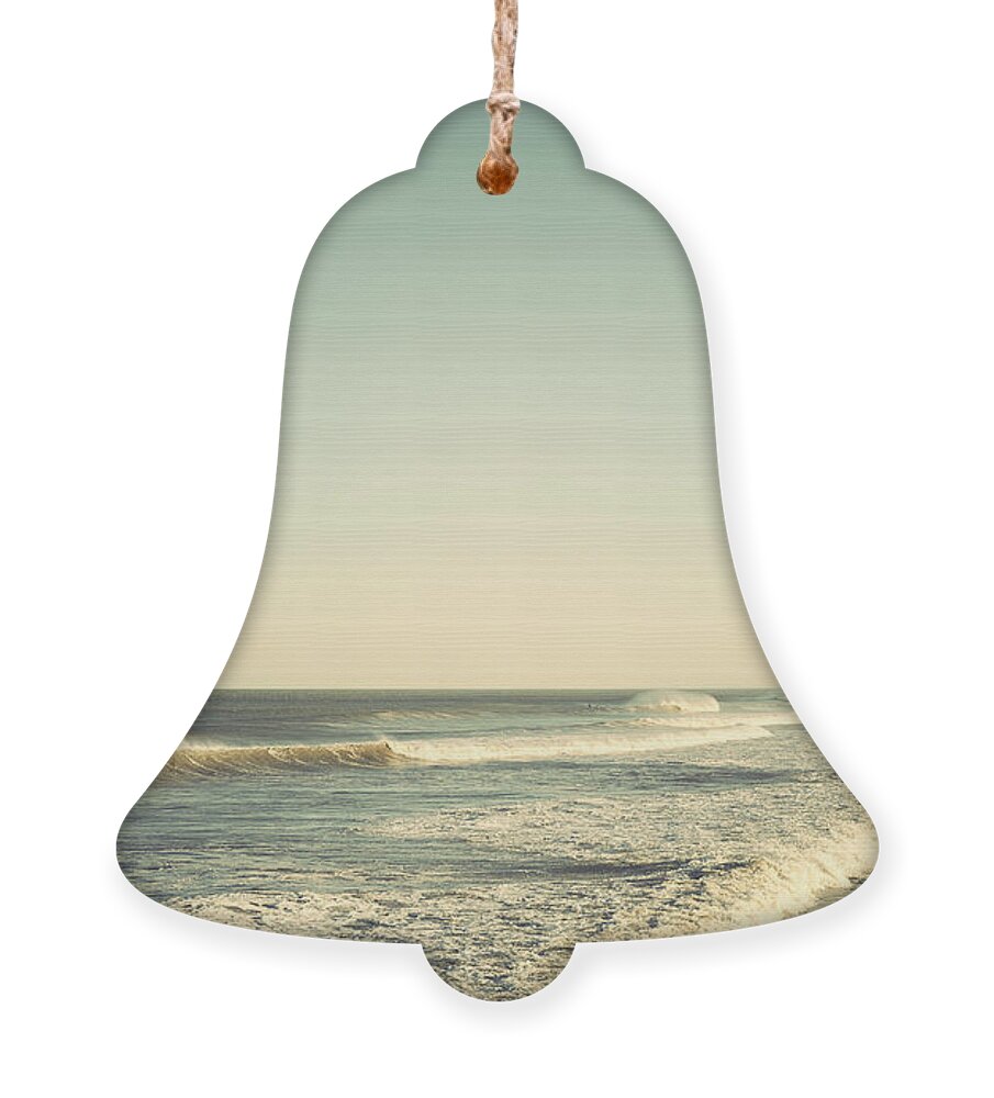 Terry Deluco Ornament featuring the photograph Down the Shore - Seaside Heights Jersey Shore Vintage by Terry DeLuco