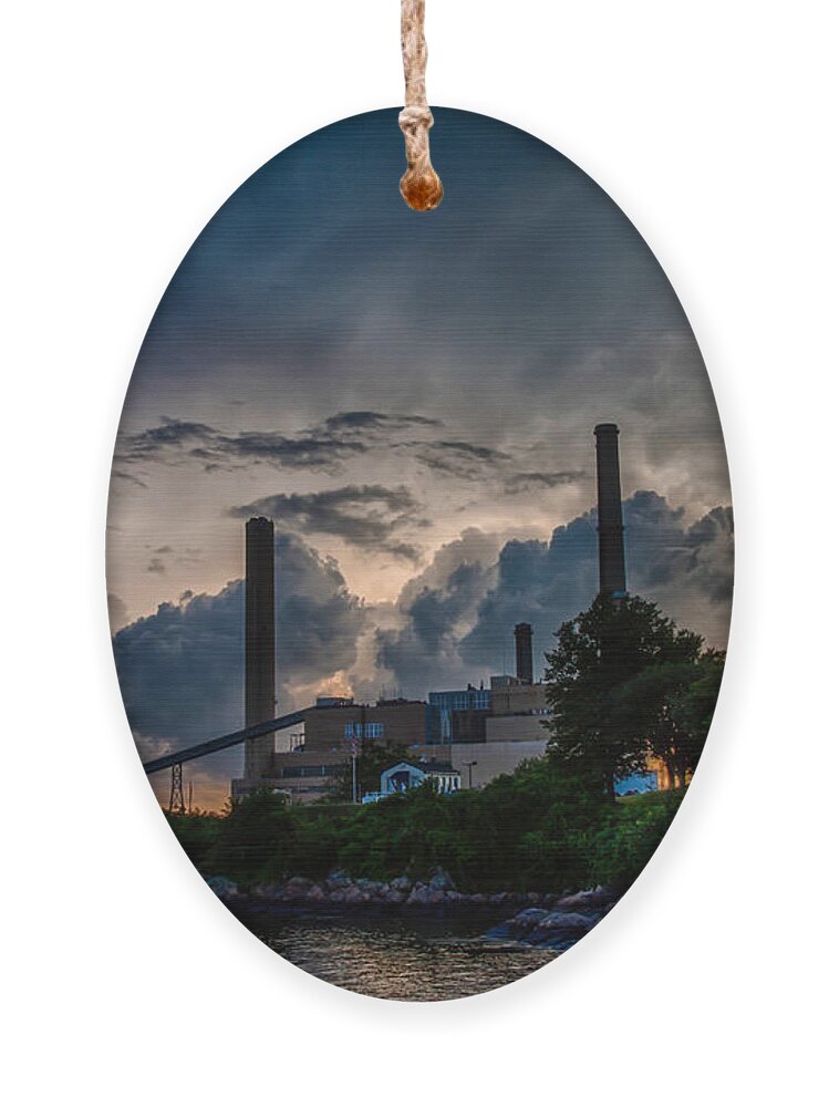 Salem Ornament featuring the photograph Dramatic whisper at sunset by Jeff Folger