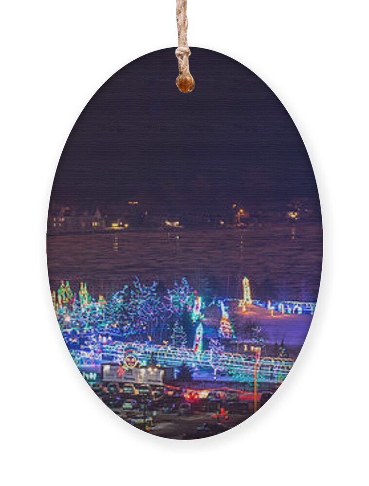 Bentleyville Ornament featuring the photograph Duluth Christmas Lights by Paul Freidlund