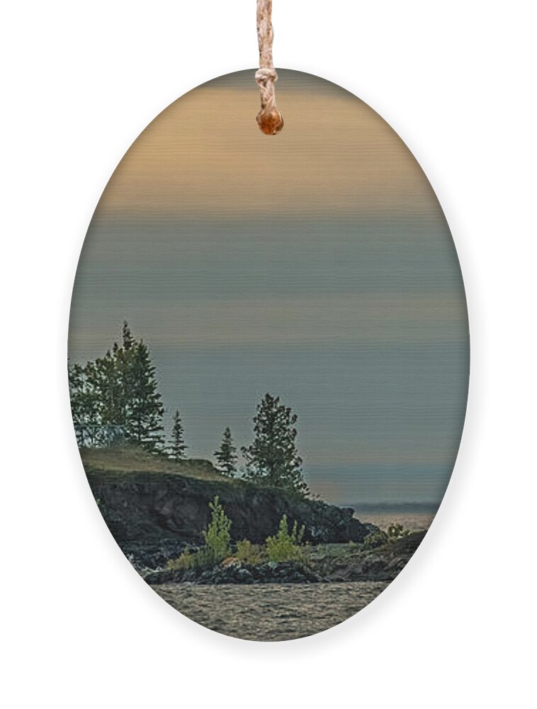 Eagle Harbor Lighthouse Ornament featuring the photograph Eagle Harbor Lighthouse by Paul Freidlund