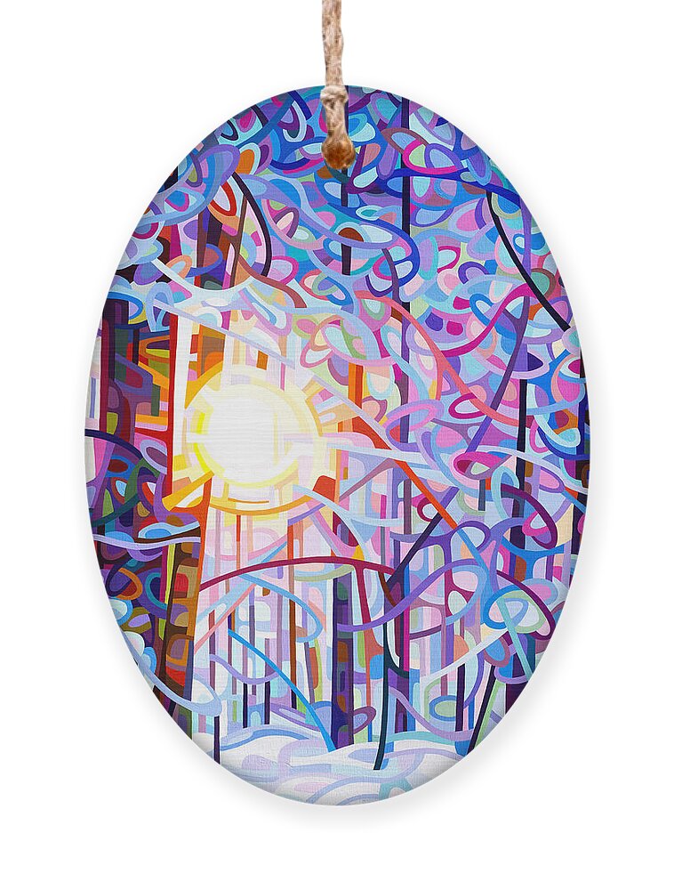 Art Ornament featuring the painting Early Riser by Mandy Budan