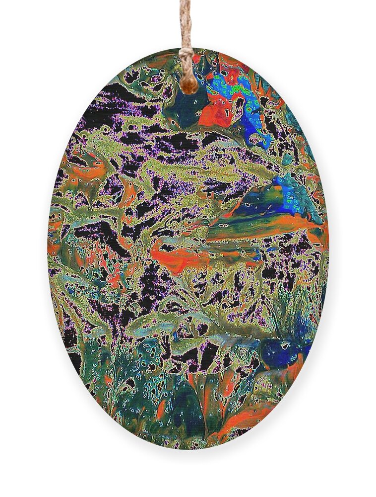 Tide Ornament featuring the painting Ebb And Flow by Jacqueline McReynolds