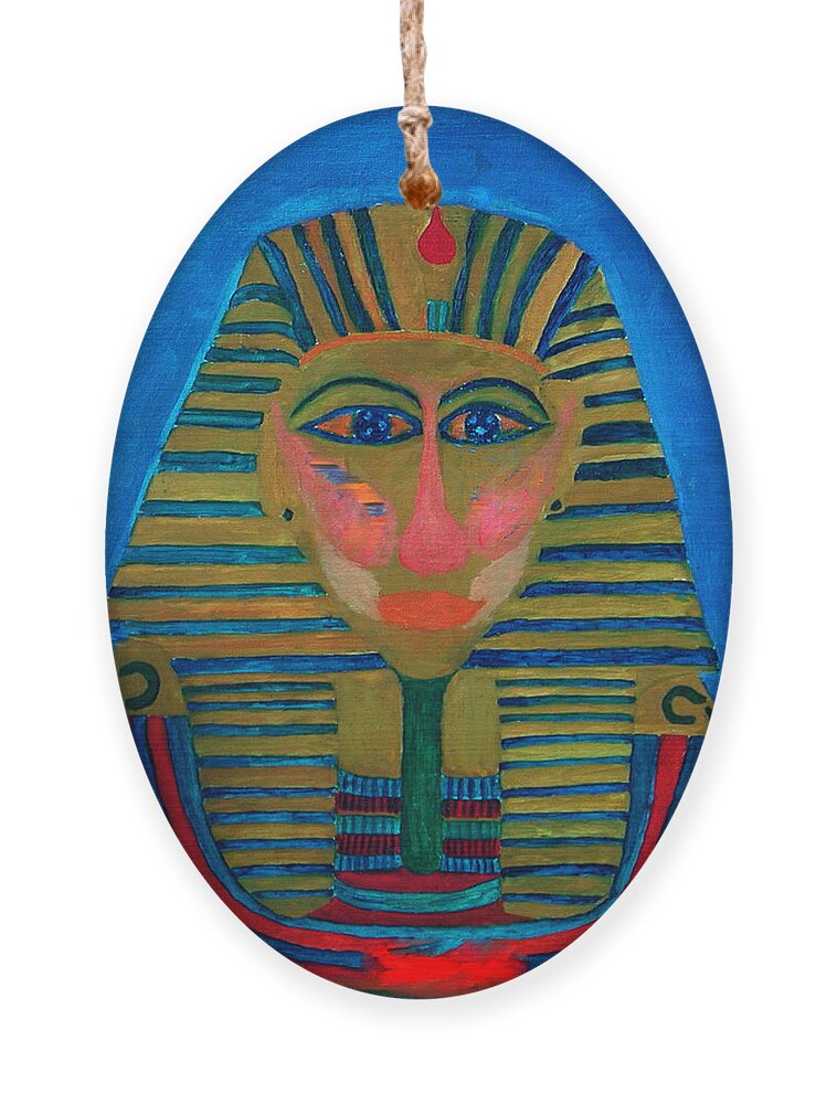 Colette Ornament featuring the painting Egypt Ancient by Colette V Hera Guggenheim