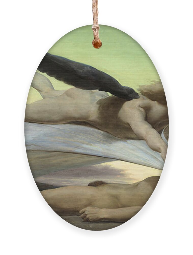 Equality Before Death Ornament featuring the painting Equality Before Death by William Adolphe Bouguereau