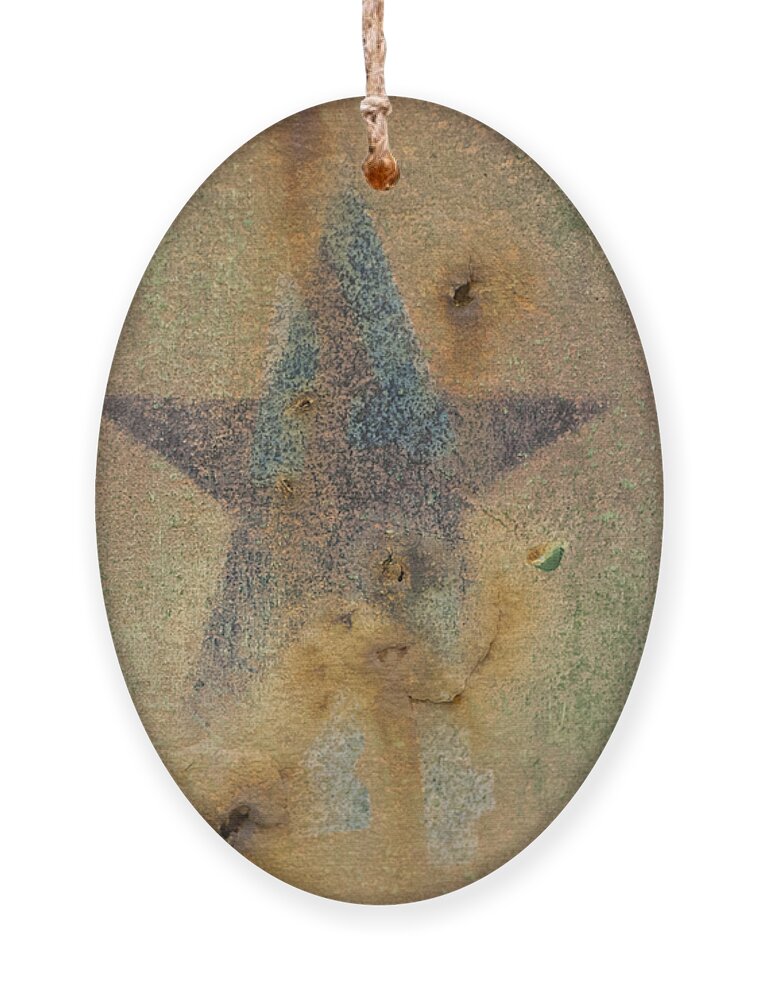 Army Ornament featuring the photograph Faded Glory by Christi Kraft