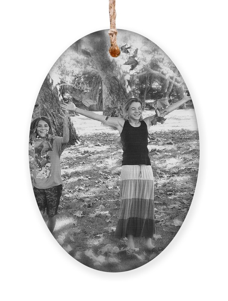Falling Ornament featuring the photograph Falling Leaves by Diana Haronis