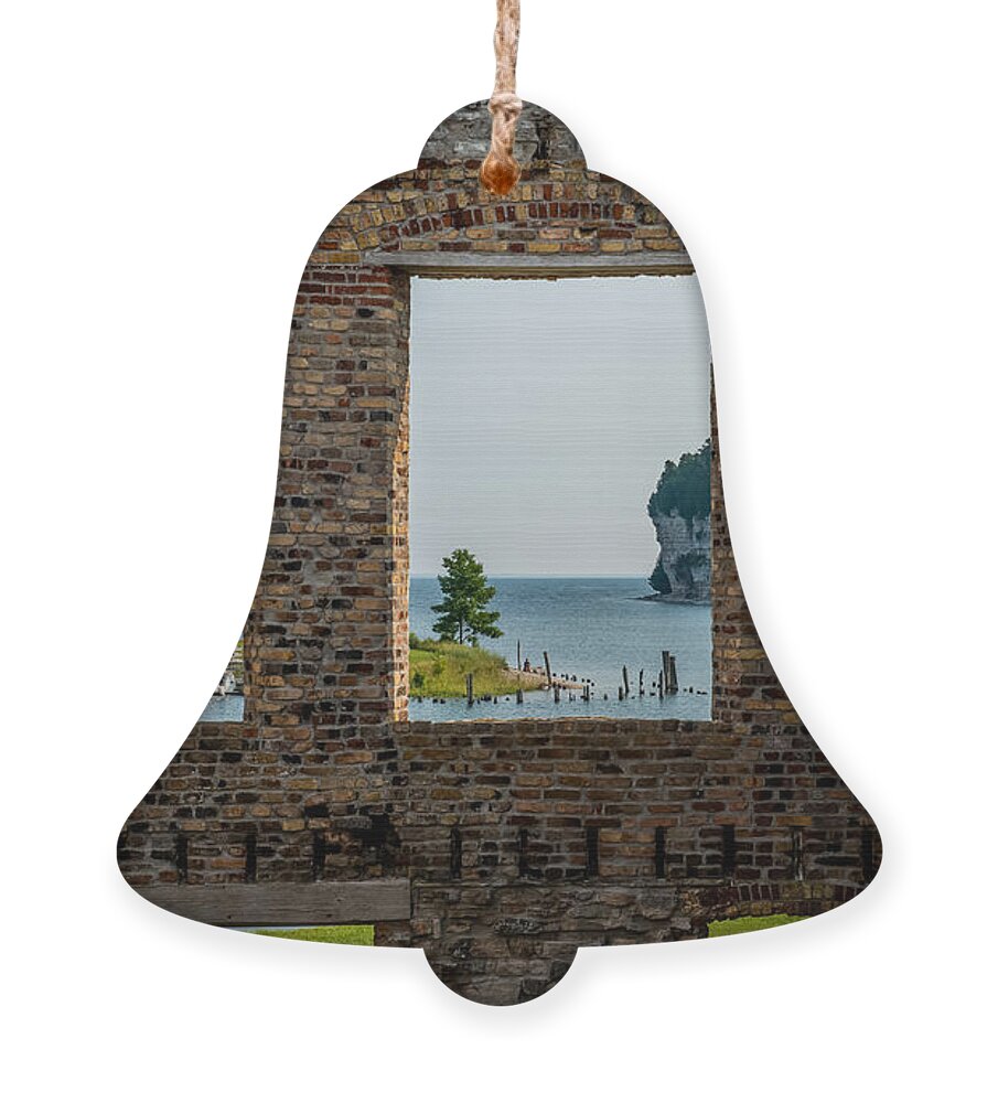 Historic State Park Ornament featuring the photograph Fayette Ruins by Paul Freidlund
