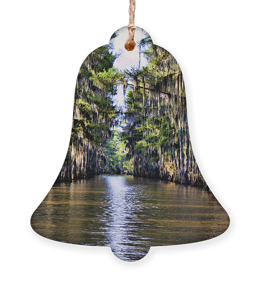 Bayou Ornament featuring the photograph Government Ditch by Lana Trussell