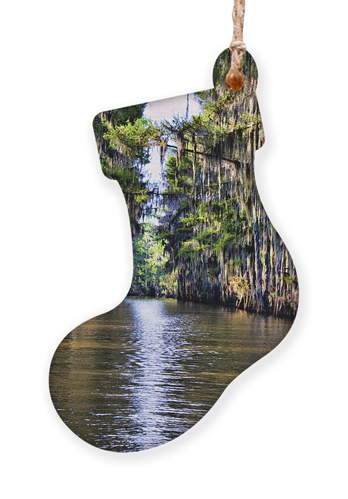 Bayou Ornament featuring the photograph Government Ditch by Lana Trussell