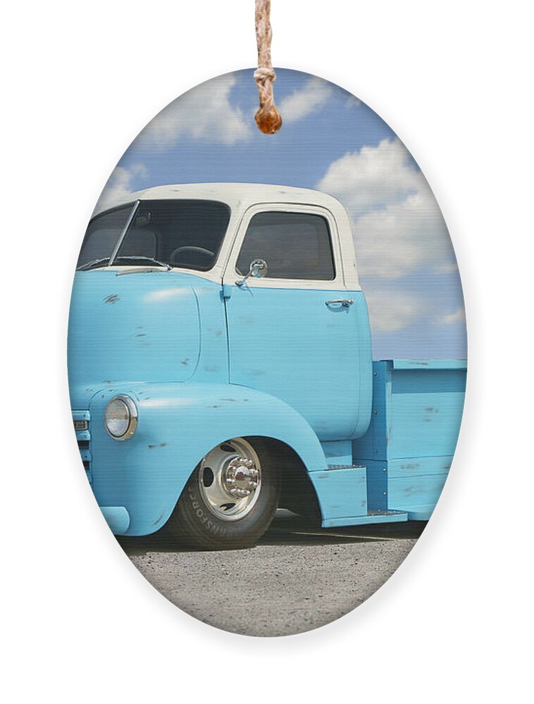 Chevy Truck Ornament featuring the photograph Heavy Duty Chevy Truck by Mike McGlothlen