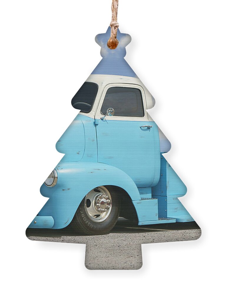 Chevy Truck Ornament featuring the photograph Heavy Duty Chevy Truck by Mike McGlothlen