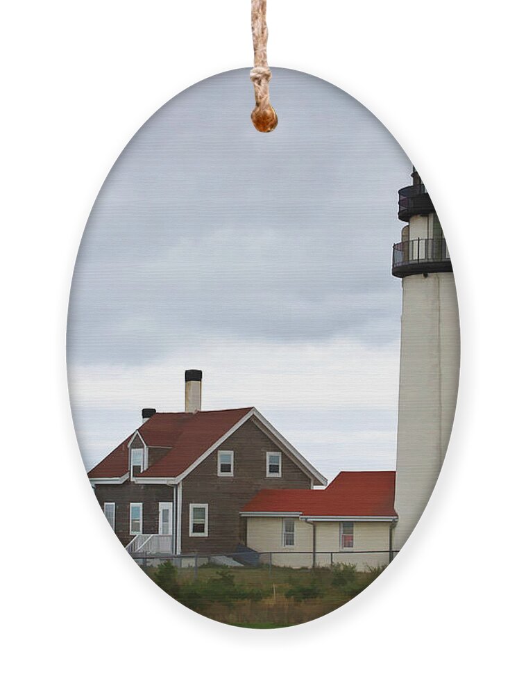 Highland Ornament featuring the photograph Highland Light by Jayne Carney
