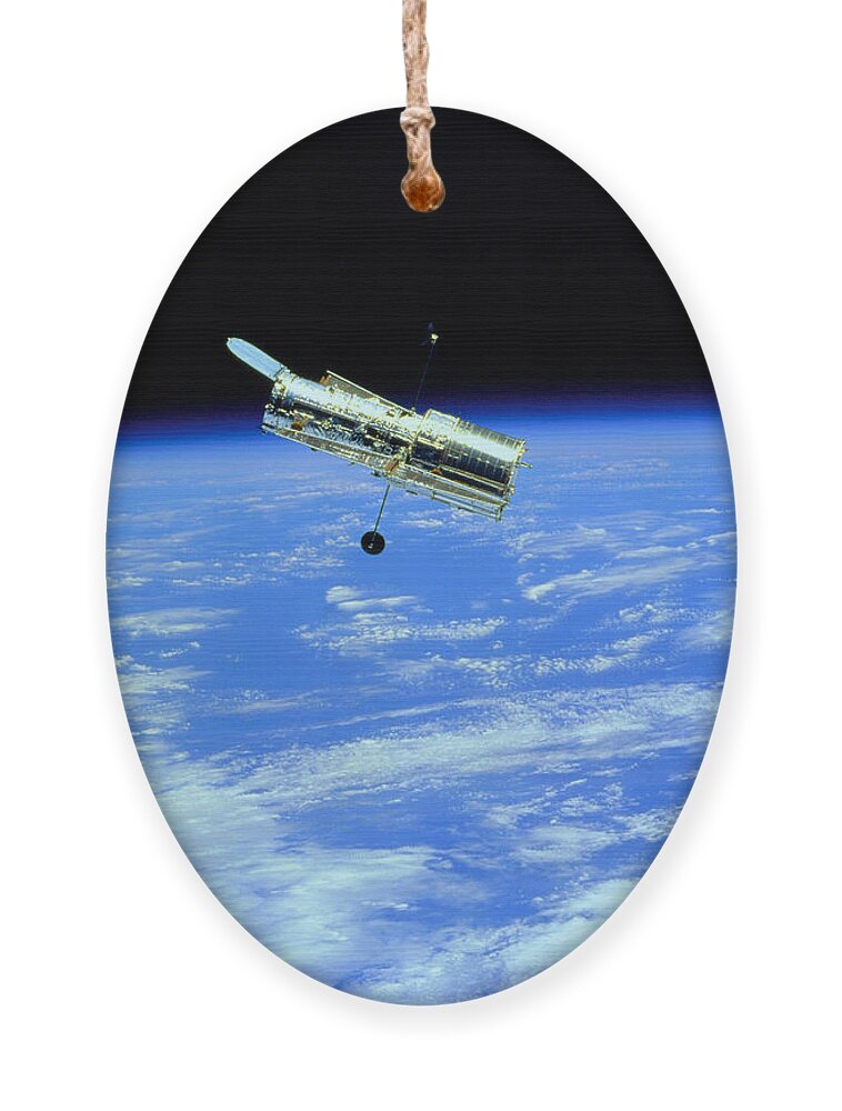 Hubble Ornament featuring the photograph Hubble Space Telescope by Ram Vasudev