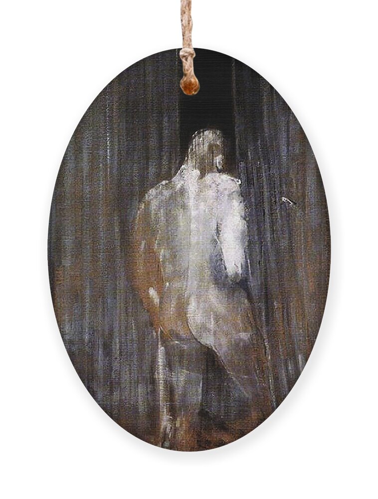 Human Form Ornament featuring the painting Human Form by Francis Bacon