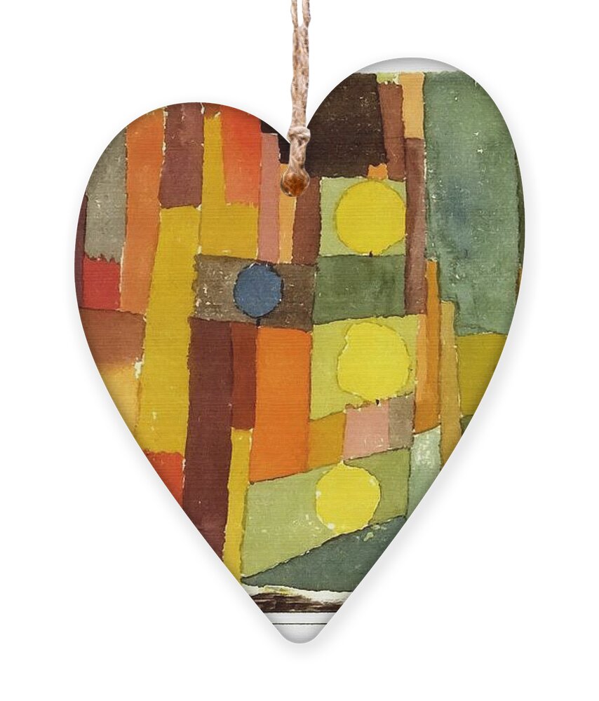 Paul Klee Ornament featuring the painting In The Style Of Kairouan by Paul Klee