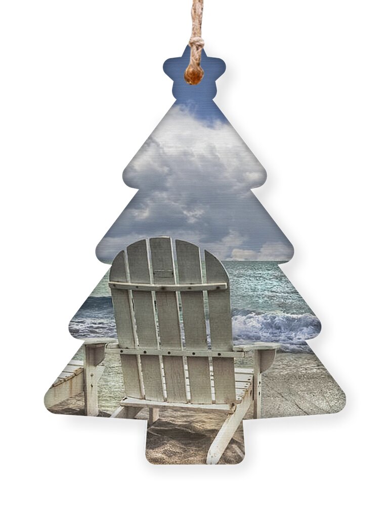 Clouds Ornament featuring the photograph Island Attitude by Debra and Dave Vanderlaan